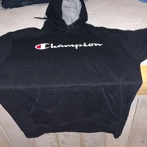 Champion Hoodie Black Size Medium US